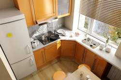 Дизайн кухни 9 кв м с окном фото
