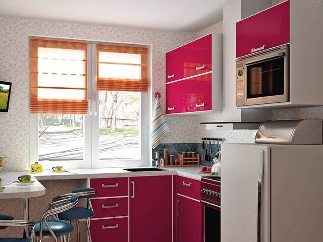 Дизайн маленькой кухни 2015 фото